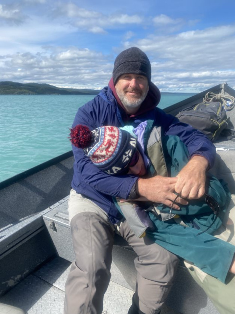 Skilak Lake Crossing after an early Salmon Fest